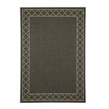 Suzanne Kasler Quatrefoil Border Indoor/Outdoor Rug - Gray, 2' x 3'7" - Ballard Designs Gray 2' x 3'7" - Ballard Designs