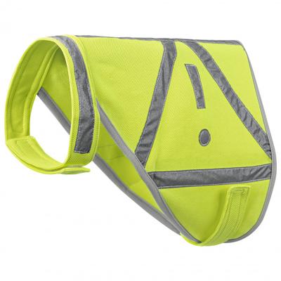 Hunter - Warnweste reflektierend - Hundemantel Gr Halsumfang 28-42 cm - Bauchumfang 39-50 cm gelb