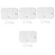 Toyvian 4pcs Baby Wipes Container Warmer for Baby Wipes Wet Wipes Dispenser Napindispenser Baby Wet Paper Dispenser Wet Wipe Holder Babywipes Wipe Warmer Tissue Abs White Travel Heater