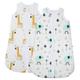 Lilly B. Unisex Sleeping Bags 2.5 tog Sleeping Bag 18 36 Months for All Seasons 100% Cotton Soft, Comfortable and Breathable for Your Baby (2 Pack)