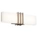 Minibar 5.5"H x 18"W 18-Light Linear Bath Bar in Brushed Nickel