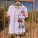 Disney Tops | Disney Parks Womens Graphic Minnie Shirt Size Xl Color White (Sheer Looking) | Color: White | Size: Xl