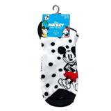 Disney Accessories | Disney Mickey Mouse No-Show Socks | Color: Black/White | Size: Os