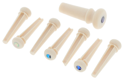Martin Guitar Bridge & End Pin White (Pearl)
