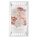 Peony Floral Garden Pink & Ivory Photo Op - Bloom Fitted Crib Sheet by Sweet Jojo Designs, in Brown/Gray/White | 52 H x 28 W x 8 D in | Wayfair