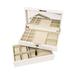 Winston Porter Stackable High-Gloss Jewelry Box Wood in White | 5 H x 12 W x 7 D in | Wayfair B122D1428FA84D88B658F21E87BCB6F7