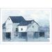 August Grove® Indigo Barns I by Ethan Harper - Picture Frame Painting Paper in White | 36"H x 24"W | Wayfair 77A4CC9729F14553B379CFB78B45657E