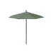 Arlmont & Co. 7.5 Ft. Woodgrain Market Patio Commerical Umbrella Fiberglass Ribs In Sunbrella Metal | 96 H x 90 W x 90 D in | Wayfair