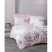 East Urban Home Pink/White/Purple 100% Cotton 4 Piece Duvet Cover Set Cotton in Indigo/Pink/Yellow | Wayfair F1F92F67D0AF4DA49D2797ACEFAD976C