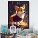 Red Barrel Studio® Cute Little Corgi Dog - Print on Canvas Metal in Brown/White | 40 H x 30 W x 1.5 D in | Wayfair 02B10952DAD146AF8B8ED46ED9C6F772