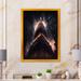 Latitude Run® Empire State Building Tilt Shift in the Night Lights II - Print on Canvas Metal in Black | 32 H x 24 W x 1 D in | Wayfair