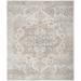 "Nourison Silver Grey Astra Machine Washable Area Rug 7'10"" x 10' - Nourison 99446127266"