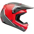 Fly Racing Kinetic Vision Youth Casco Motocross, grigio-argento, dimensione L