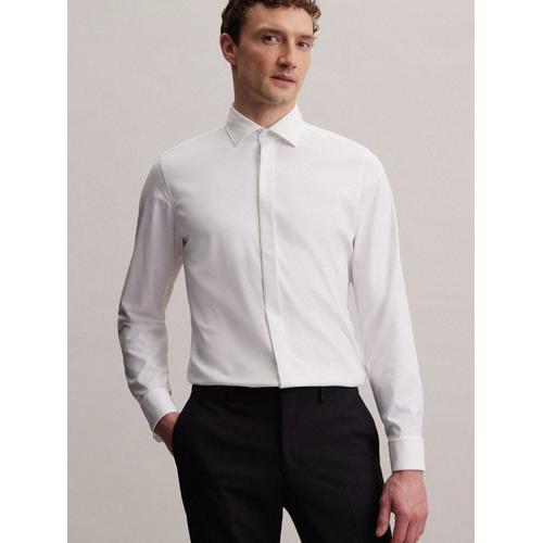 Seidensticker Smokinghemd Herren Slim Fit ecru, 41