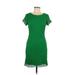 Laundry by Shelli Segal Casual Dress: Green Dresses - Women's Size 6