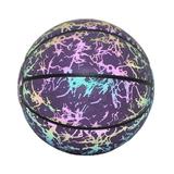 Sporting Goods Glowing Reflective Basketball Ball for Adults Professional Outdoor Indoor Basketball Official Size 7 Glow in The Dark Basketball for Indoor Outdoor Night Game