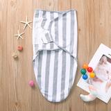 Herrnalise Toddler Baby Cute Stars Stripe Print Swaddle Wrap Newborn Blanket Organic Cotton Swaddle