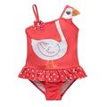 Toddlers Girls Baby Red Swan Swimsuit Middle Big Boys Toddlers Girls Baby Cartoon Cute Children Swimsuit 18 Years Old Child Kids Swim Beachwear