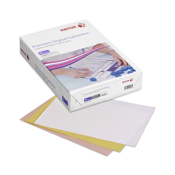 Xerox 167er-Pack Durchschreibepapier »Carbonless pre-collated Straight« A4 weiß / gelb weiß Image