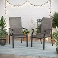 Patio Dining Chairs Set of 2 Set of 2 - Fixed Chairs