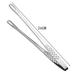 yuehao kitchen gadgets stainless steel food tongs kitchen cooking tool barbecue kitchen tong barbecue grill silver