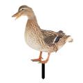 Mduoduo Edge Stool Duck Garden Decoration Balcony Decoration Fence Duck Garden Stake Garden Decoration Chicken Garden Figures Garden Statue Decor