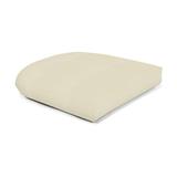 Sunbrella 18 x 18 solid fabric curved back seat cushion Canvas Canvas