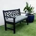 Mozaic Humble + Haute Outdura Moonbeam Indoor/Outdoor Bristol Bench Cushion Moonbeam Sky - 60 in x 19 in x 2 in