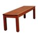 International Amazonia Richfield Eucalyptus Backless Outdoor Wooden Seating Patio Furniture Bench