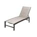 Crestlive Products Outdoor Pool Lounger Aluminum All-weather Adjustable Chaise Lounge Chair - See Picture Beige Fabric Brown Frame