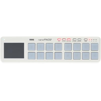 Korg nanoPAD2 16-pad USB Controller- White