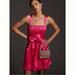 Anthropologie Dresses | Anthropologie Nwt Maeve Bow-Tie Satin Mini Dress Size 4. | Color: Pink | Size: 4