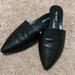 Nine West Shoes | Nine West Crocodile Embossed Point Toe Ballet Flats. Size 5.5 In Black | Color: Black | Size: 5.5