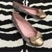 Anthropologie Shoes | Anthropologie Shoes Of Prey Reptile Animal Print Metallic Ballet Flats Size 37.5 | Color: Gold/Tan | Size: 37.5eu