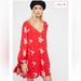 Free People Dresses | Free People Emma Dress - Xs | Color: Red/White | Size: Xs