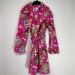 Disney Pajamas | Disney Princess Fleece Hooded Plush Robe Girls M 7 / 8 Belle Cinderella | Color: Pink | Size: Mg