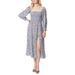 Jessica Simpson Dresses | Jessica Simpson Women's Spenser Smocked Midi Dress Blue Size Small | Color: Blue | Size: Small