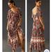 Anthropologie Dresses | Anthropologie Nwt Tiered Maxi Dress Size Xxs. | Color: Red/White | Size: Xxs