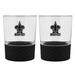 New Orleans Saints Two-Piece 14oz. Stealth Commissioner Rocks Glass Set