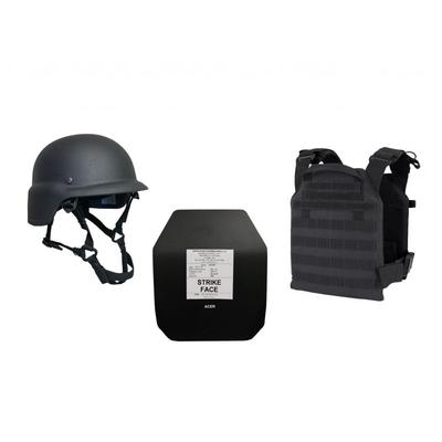 United Shield Active Shooter Level III PST 650 Helmet 2 10in x 12in Acer Plates Tan Extra Large ASLIII-XL-T