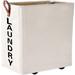 Latitude Run® Large Laundry Hamper Fabric in Pink/Gray/White | 27.5 H x 15.7 W x 9.8 D in | Wayfair 23375E593E17496D9898DE64F948D52D