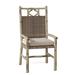 Woodard River Run Patio Dining Armchair w/ Cushion Wicker/Rattan in Brown/Gray | Wayfair S545501-73M