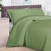 Wrought Studio™ Gosfield 100% Cotton 300 TC Modern & Contemporary 3 Piece Duvet Cover Set Cotton Sateen in Green | Wayfair