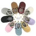 Chaussures en cuir de vachette pour bébés chaussons pour bébés l'offre elles souples chaussures