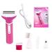Onemayship Electric Shaver Women s Hair Removal 4 in 1 Ladies Razor for Legs Bikini Area Facial Nose Ears Hair Eyebrows Body Hair Trimmer Cordless USB Rechargeable Painless Shaver