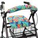 Top Glides Universal Rollator Walker Seat and Backrest Covers (Island)