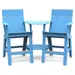 Loll Designs Lollygagger Hi-rise Chair Set with Round Bridge - LL-LC-HRC-SB | LL-LC-HRCB40-SB