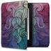 Case Compatible with Amazon Kindle Paperwhite - Case PU e-Reader Cover - Multicolor Dark Pink/Blue/Green