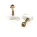 - Single Coaxial Cable Clips Cat6 Electrical Wire Cable Clip 1/4 in (6 mm) Screw Clip and Fastener