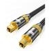 Â® Optical Audio Cable Digital Toslink Cable 24K Gold-Plated Nylon Braided S/PDIF Cable for Home Theater Sound Bar